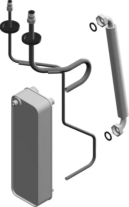 BOSCH-Waermetauscher-m-Rohrleitung-8738210367 gallery number 1